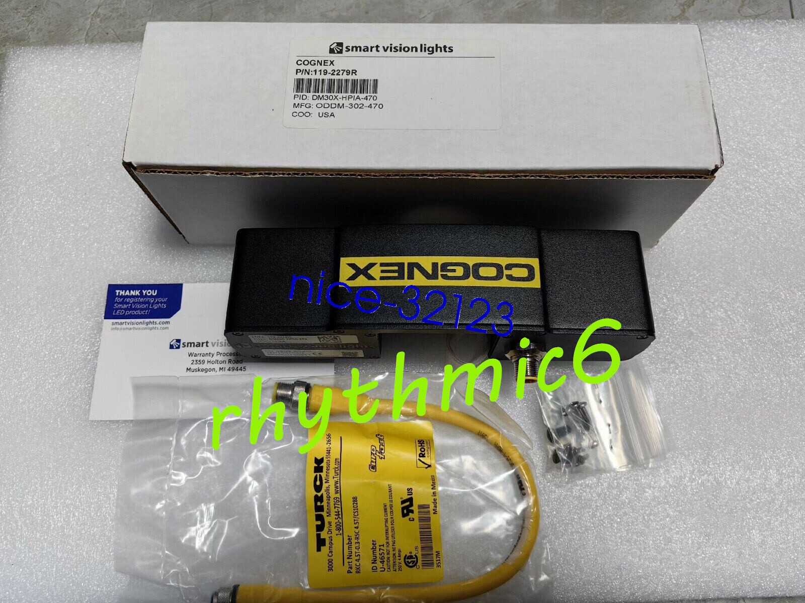 Brand New COGNEX DM30X-HPIA-470 Intelligent Vision Lamp Fast FedEx or DHL