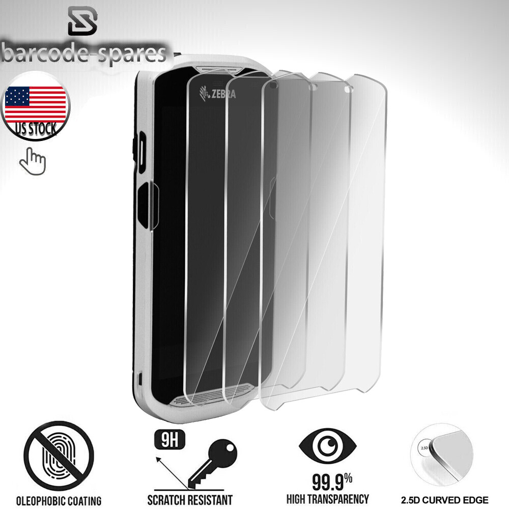 3-PACK Tempered Glass Screen Protector for Zebra TC51 TC52 TC56 TC57 TC510K US
