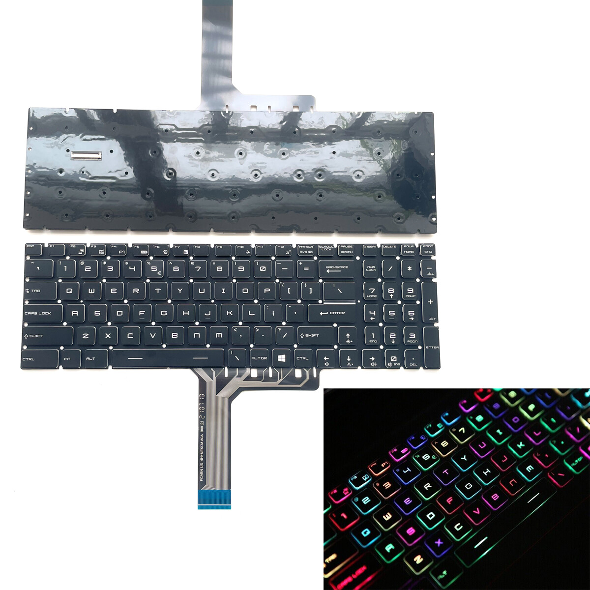 New Keyboard For MSI GS75 GL75 GE75 GP75 GE65 GP65 GE63 GP63 RGB Backlit