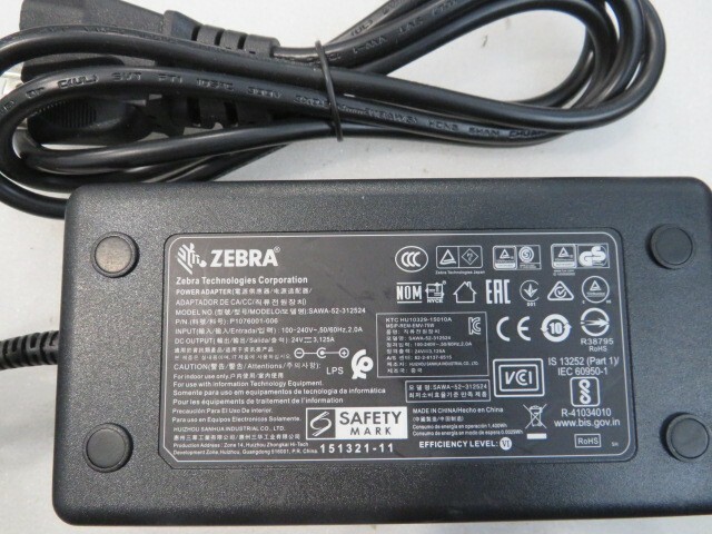 Zebra Power Adapter GK420t GX420d Gk420d ZD410 ZD420 ZD620 ZXP3 printer
