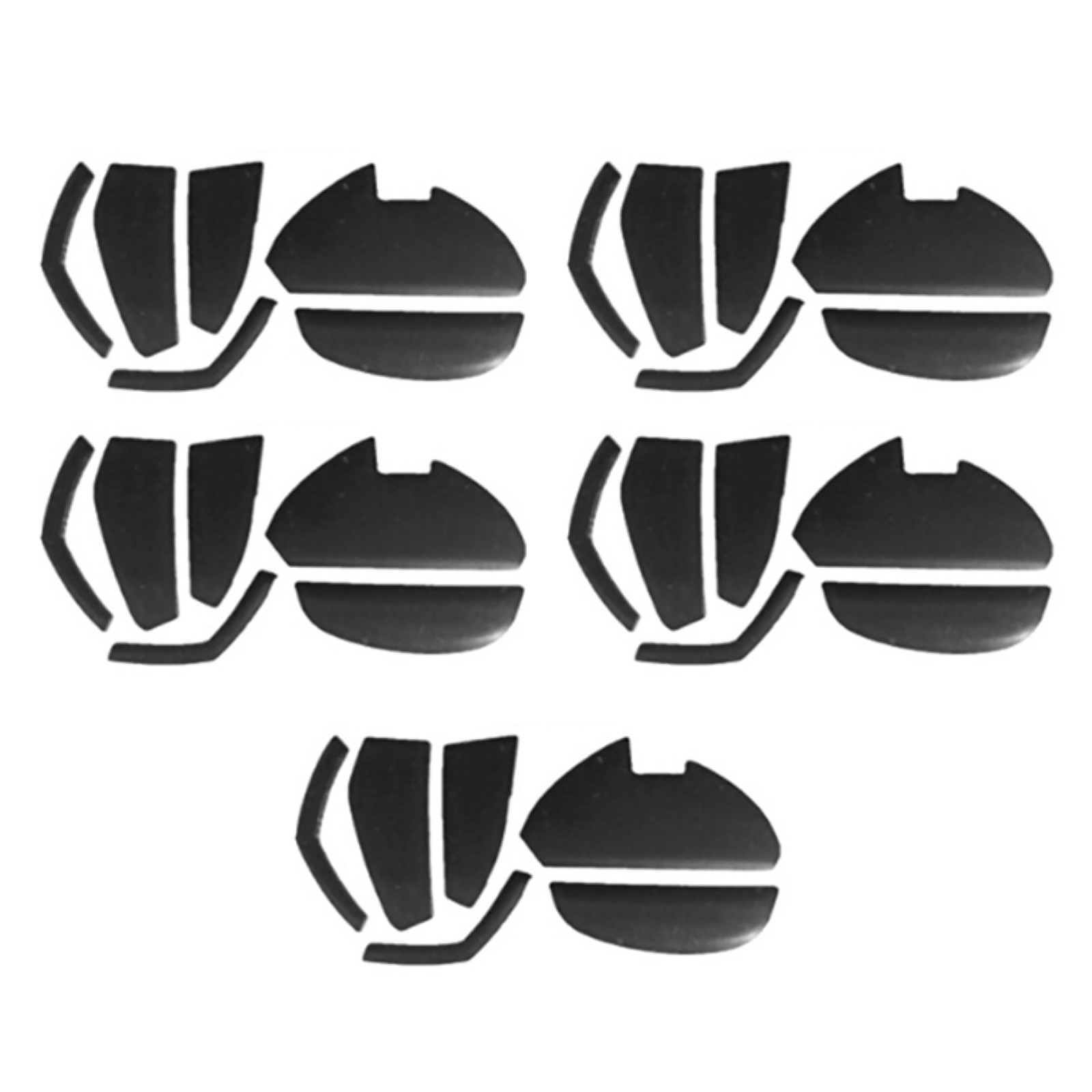 1/2/5 Pcs TPFE Mouse Skate Mouse Feet For Logitech G602 Mouse Glides Thickness g
