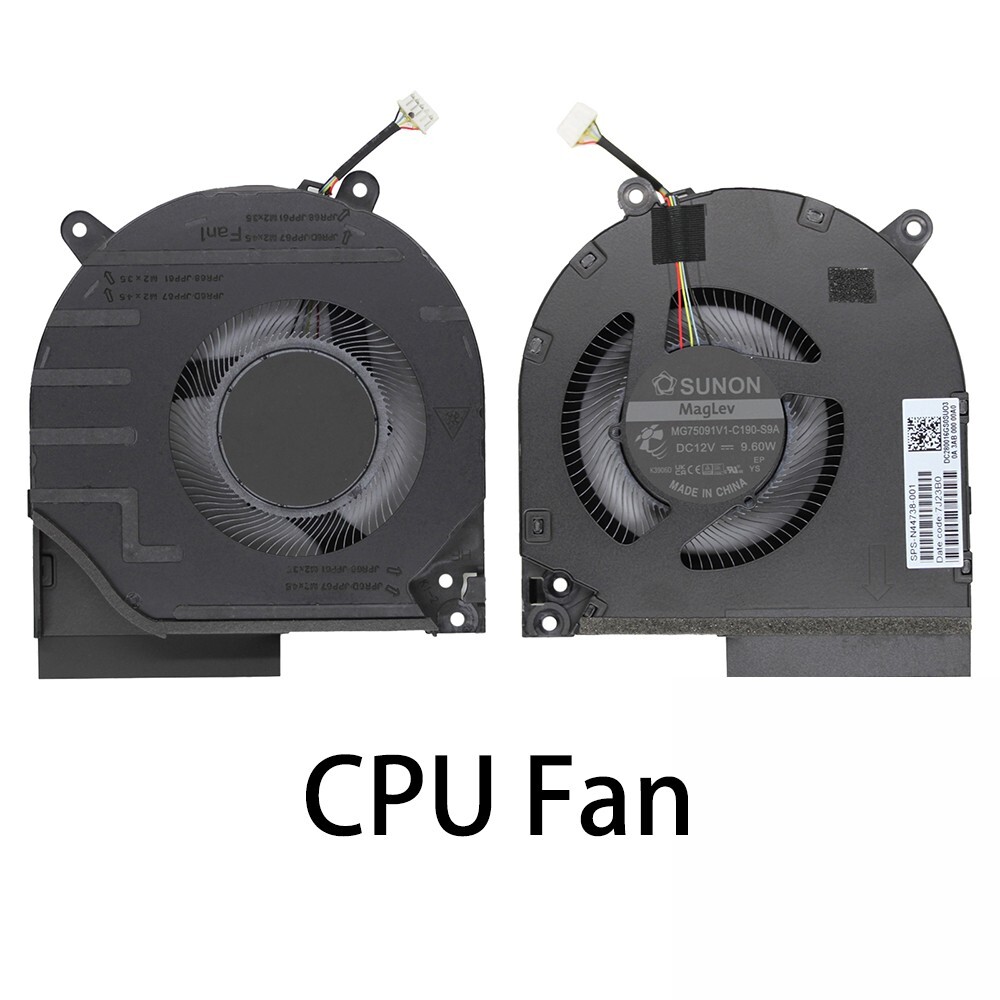 For HP Victus 16-R 16-R0073CL 12V CPU / GPU Cooling Fans Original Replacement
