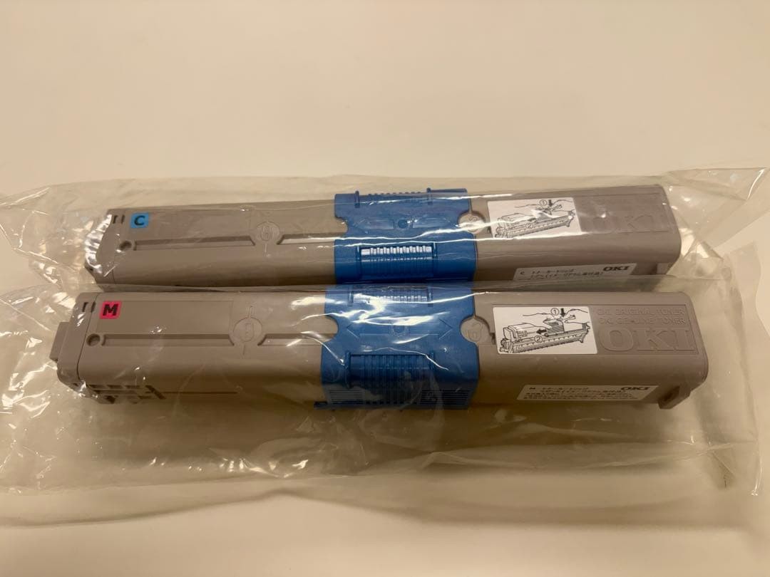 OKI Cyan and Magenta Toner Cartridge 2-Pack Recycled Unused