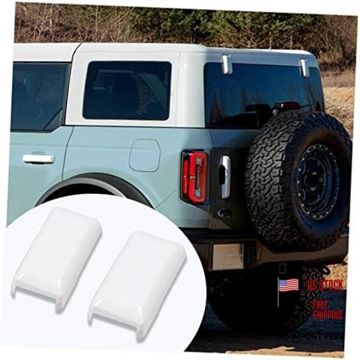 Tailgate Hinge Cover Back Window Rear Glass Hinge Cover Trim for Ford White