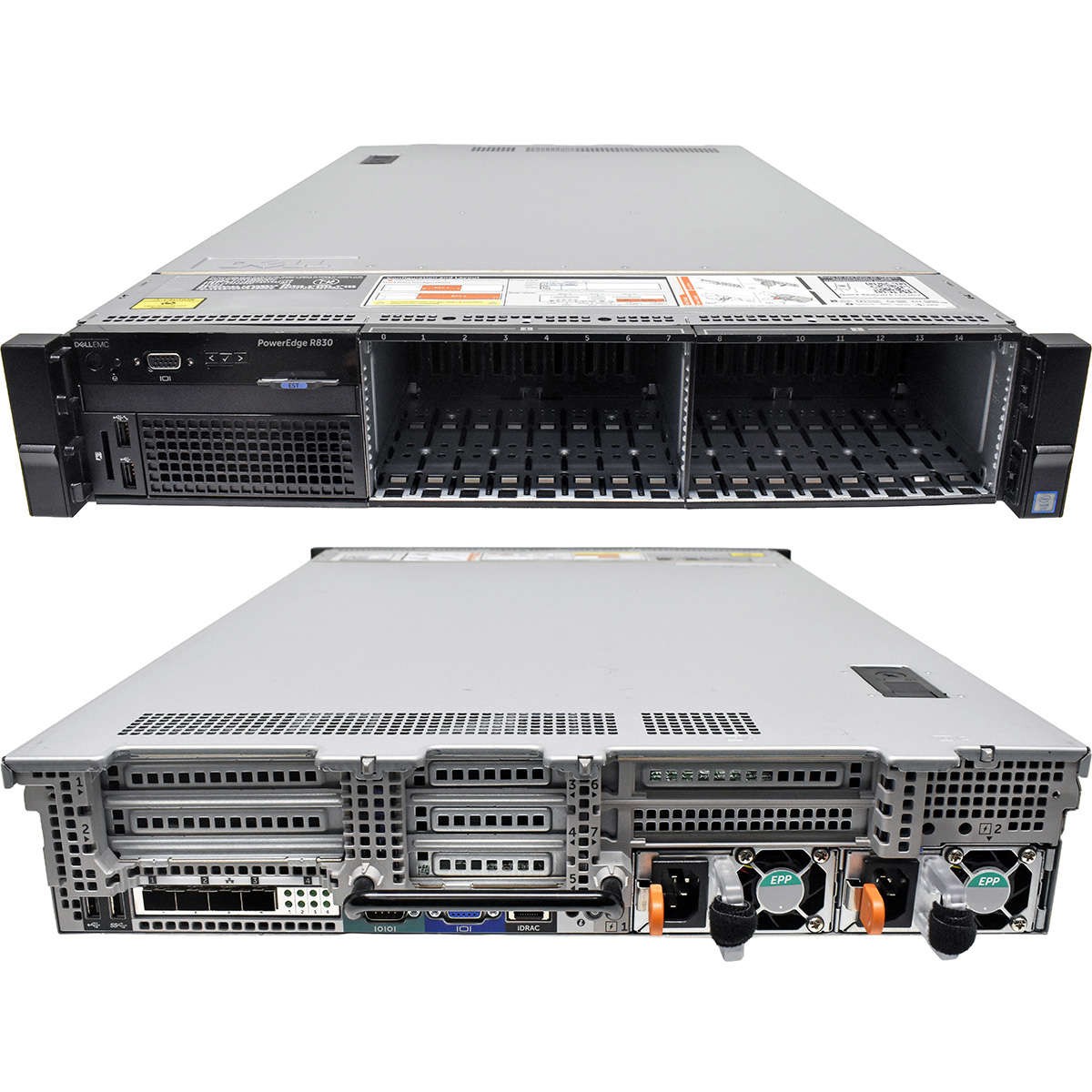 Dell PowerEdge R830 Server 4xE5-4620 V4 10-Core 2.10GHz 0GB PC4 RAM 16x2.5" H730