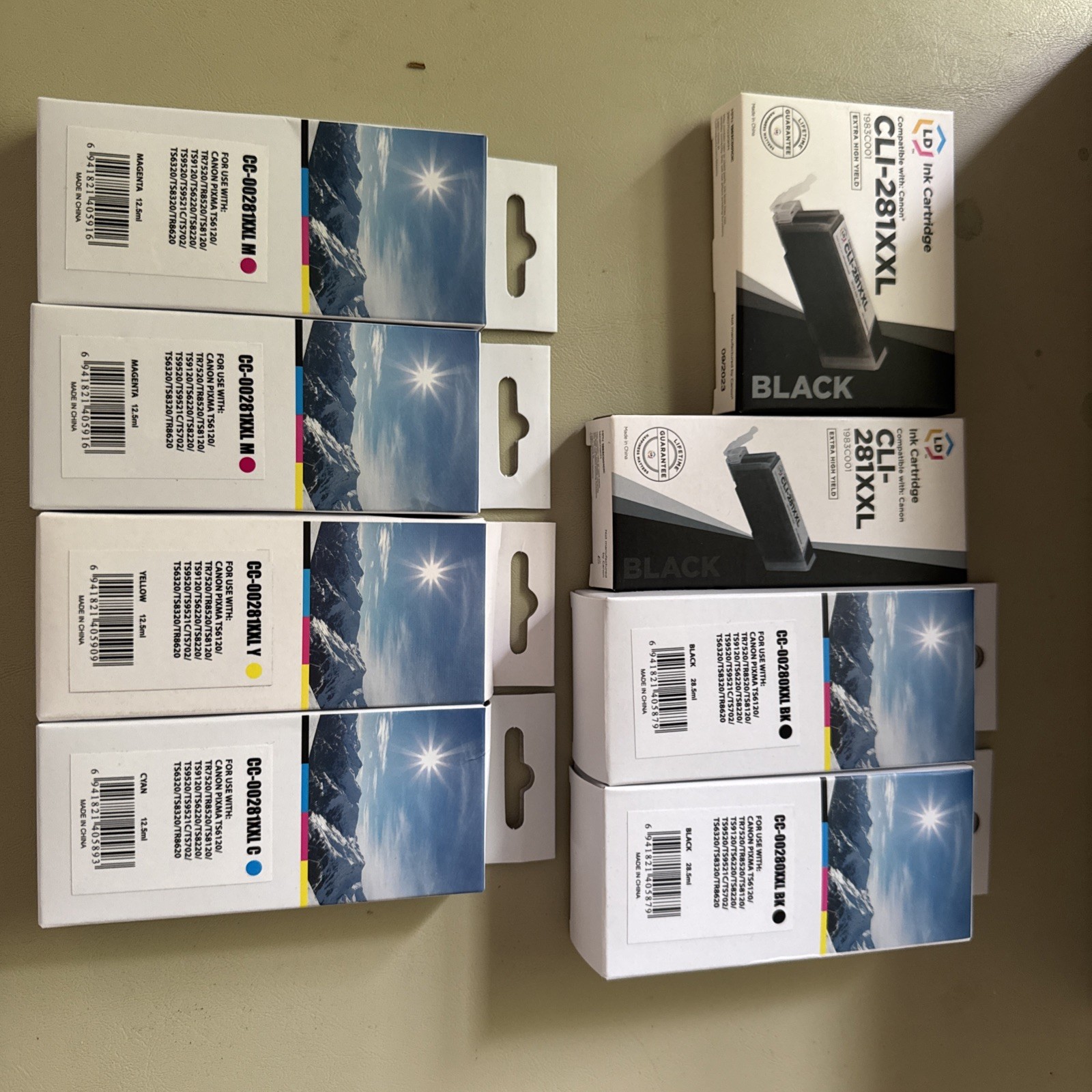 Ink Cartridges For Cli-281xxl