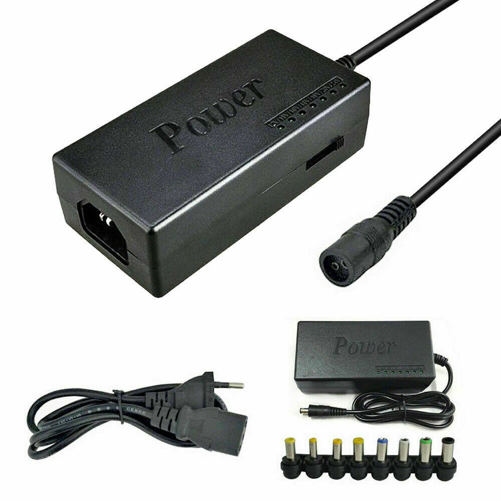 Adjustable 12-24V Universal Power Supply 96W Notebook Laptop Charger Adapter US
