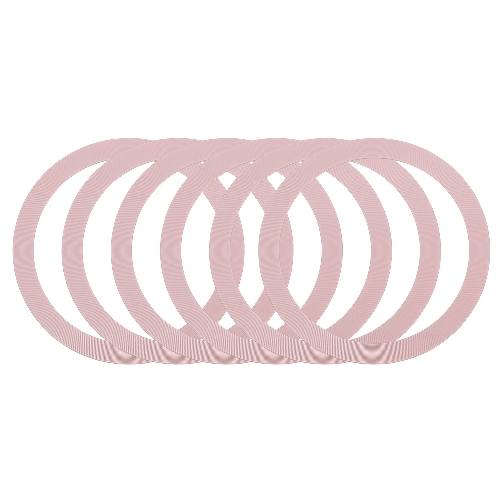 6Pcs Magnetic Adapter Ring, Magnetic Wireless Charger Conversion Kit, Rose Gold