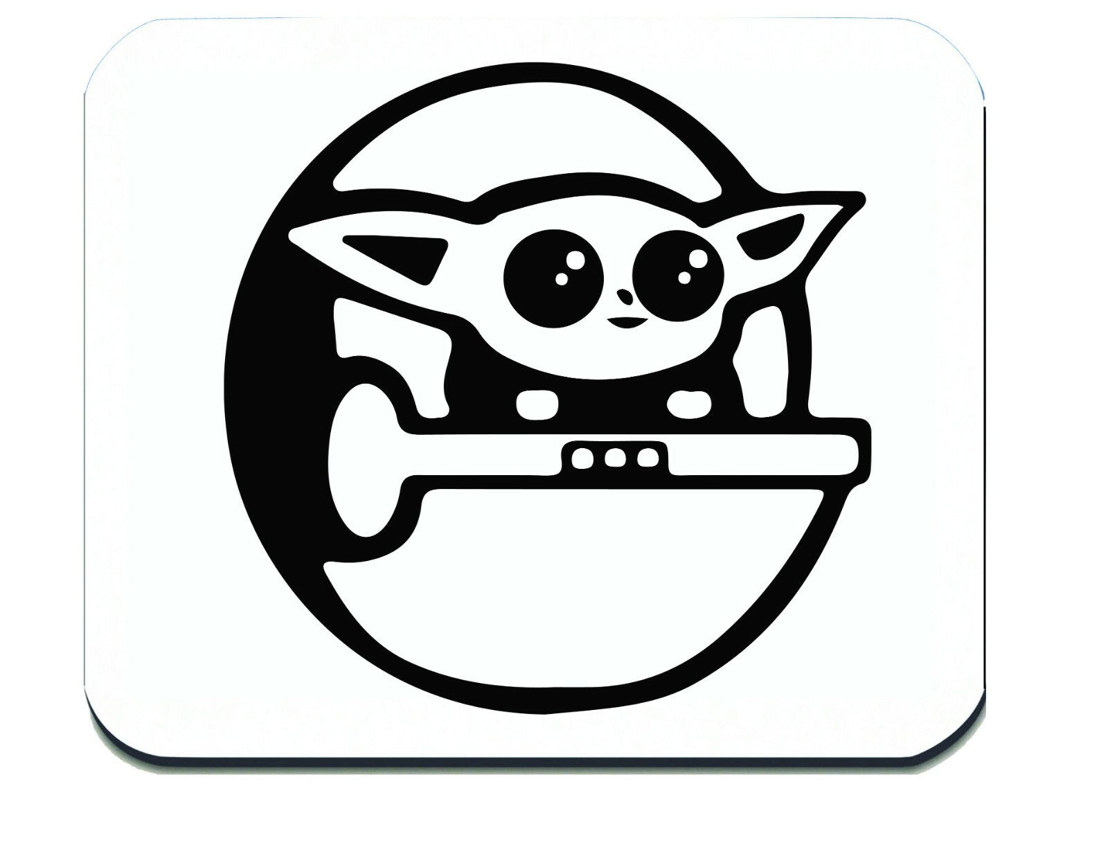 Mouse Pad Soft Gaming  Laptop Computer PC Optical Mouse Pad Baby Yoda Mouse Pad