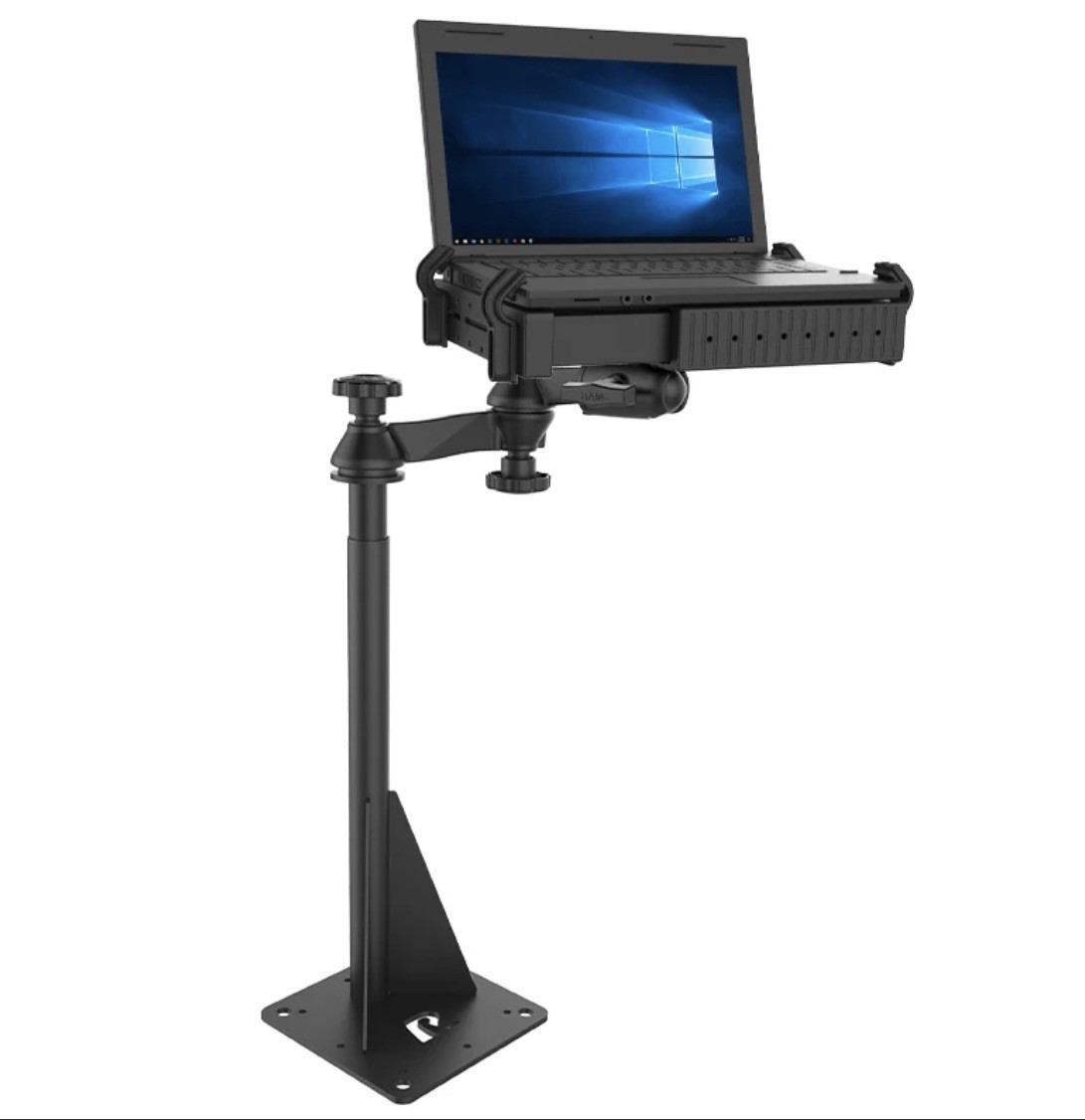 RAM-VBD-122-SW1 RAM Mount Universal Drill-Down Vehicle Laptop Mount, /w/ Arm