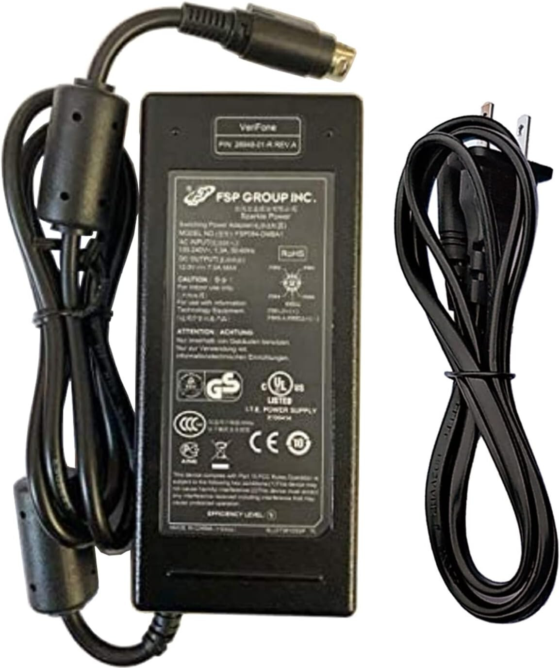 FSP 12V 7A 4-Pin AC DC Adapter For EDAC Model: EA10953C-120 EA10953C120 Power