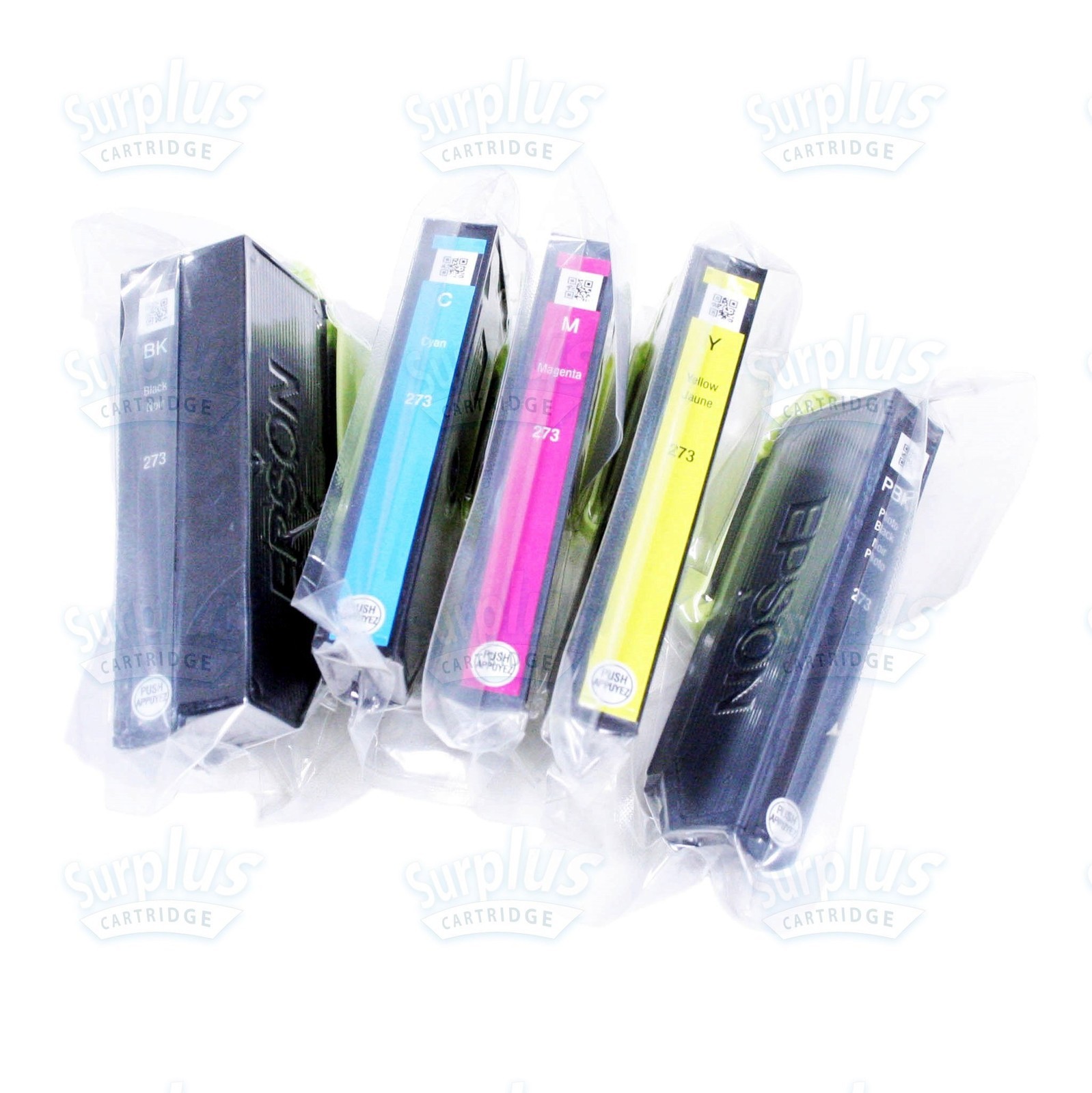 5 Genuine Epson 273 Black/Color Ink XP820 XP610 XP620 XP800 XP810 (NOT Initial)