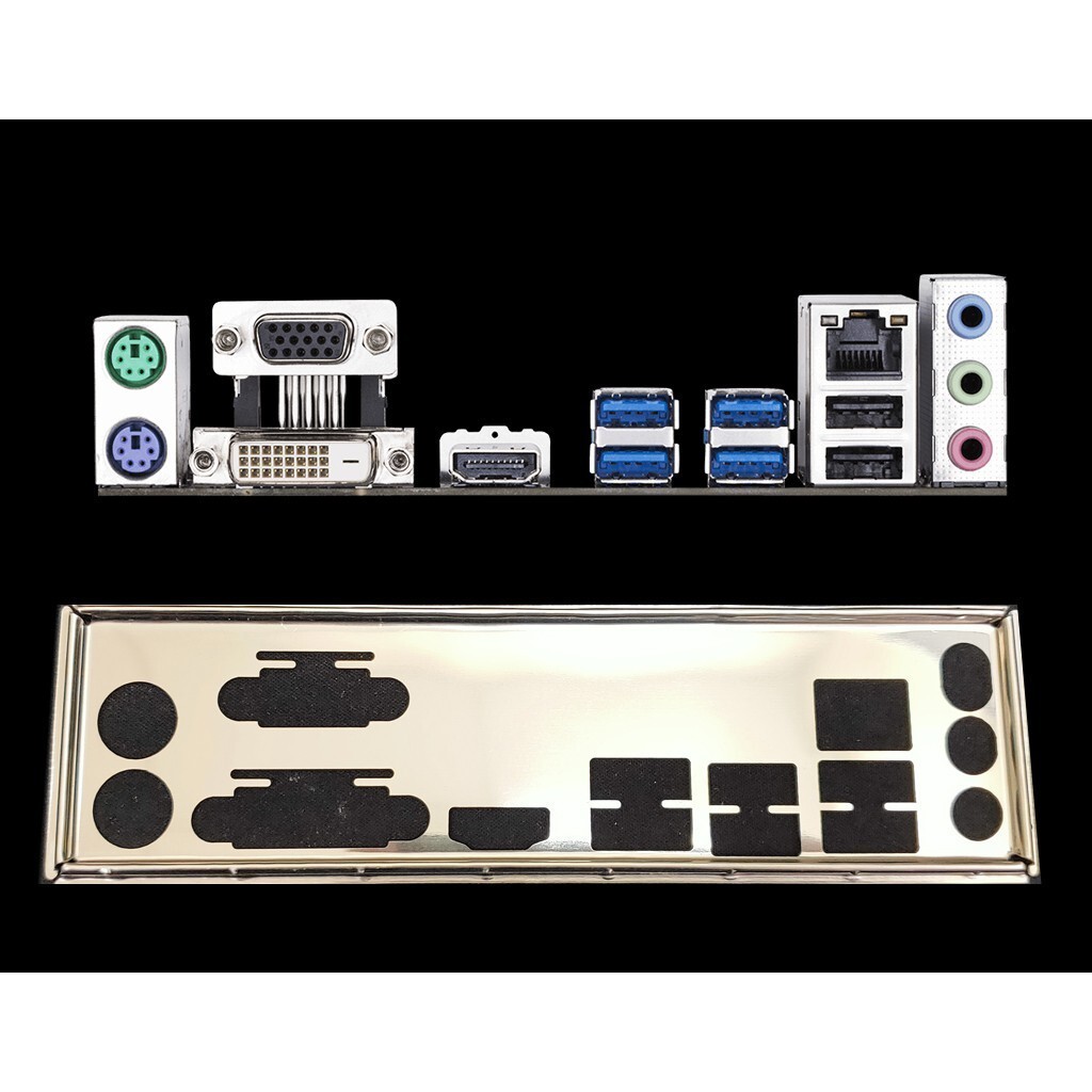 OEM IO I/O Shield For GIGABYTE A320M S2H Motherboard Backplate rear baffle