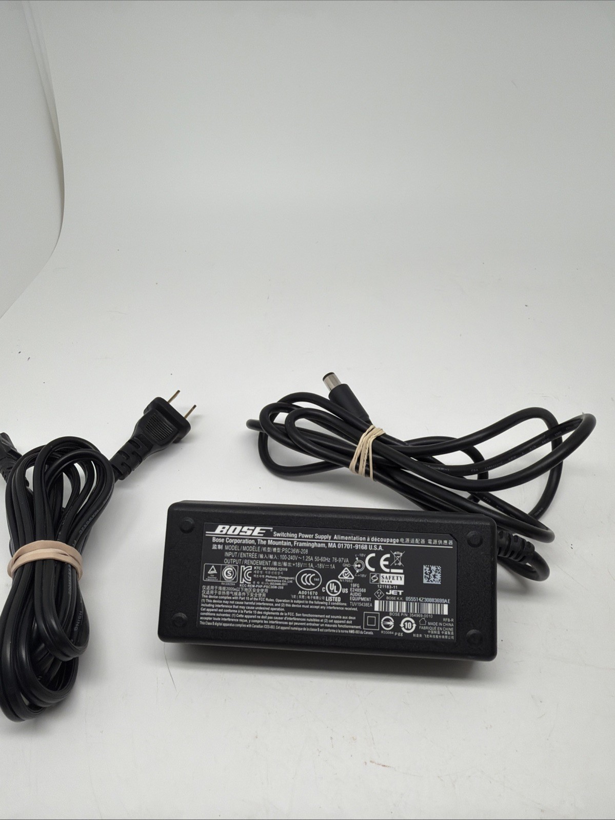 Original BOSE Switching Power Supply Adapter PSC36W-208