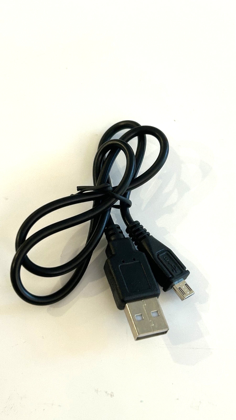 Universal USB tp Micro USB Cable 3 Feet Long Black Never Used