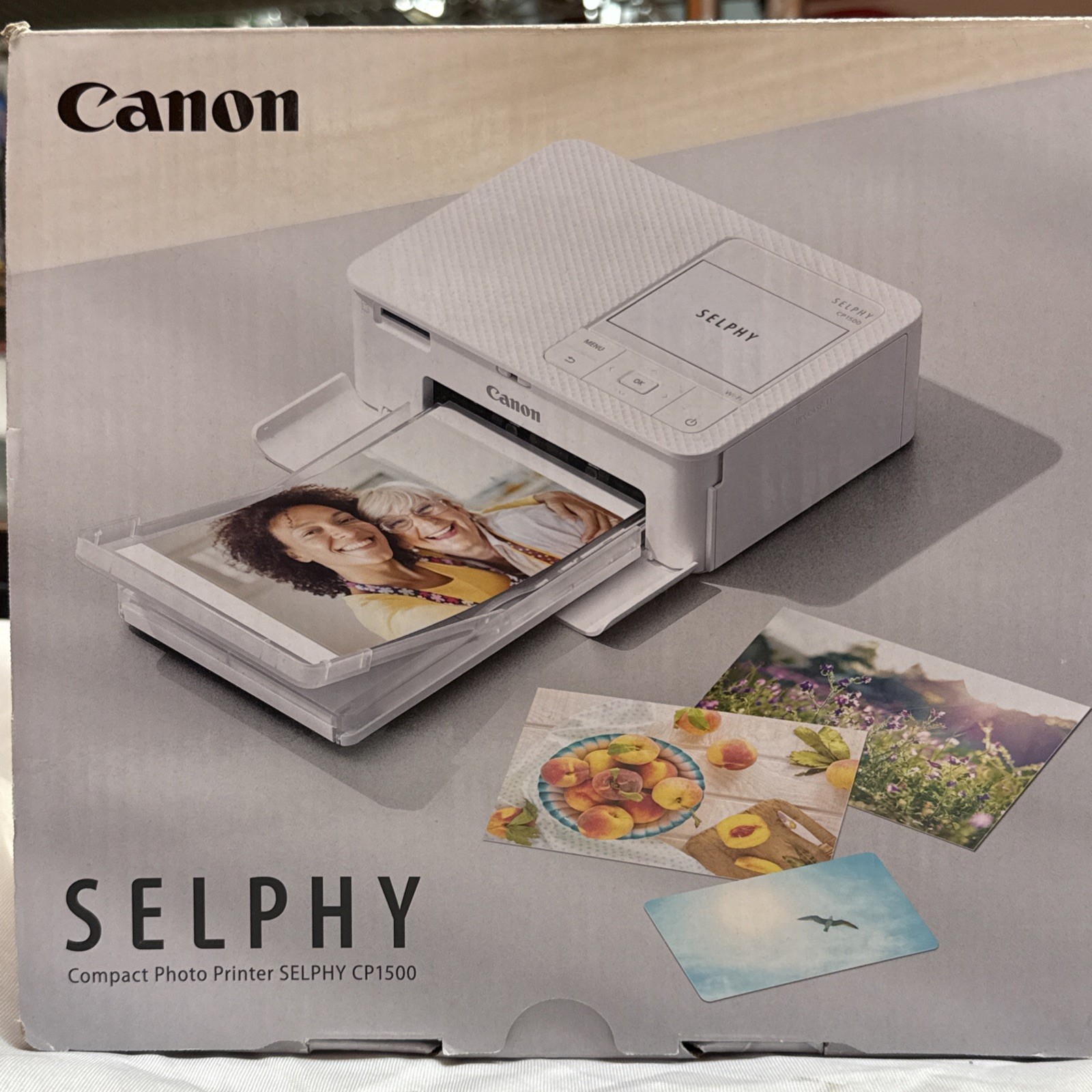Canon SELPHY CP1500 Wireless Compact Photo Printer White AC100V New Opened Box