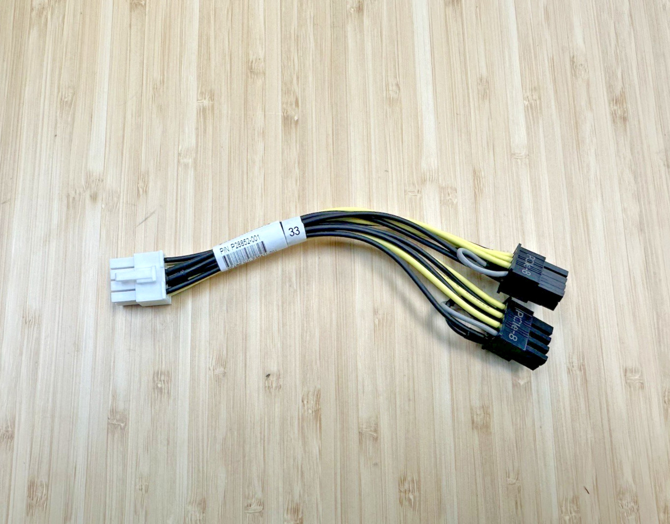 HPE Apollo 6500 Gen10 Plus GPU Power Cable Y-Cable Dual 8-pin PCI-e P35471-001