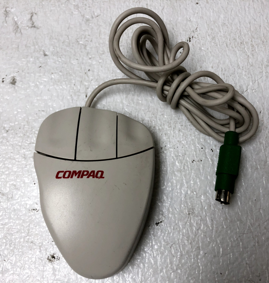 Vintage Logitech Mouseman M-S38 Mechanical Ball Mouse w/ Logo