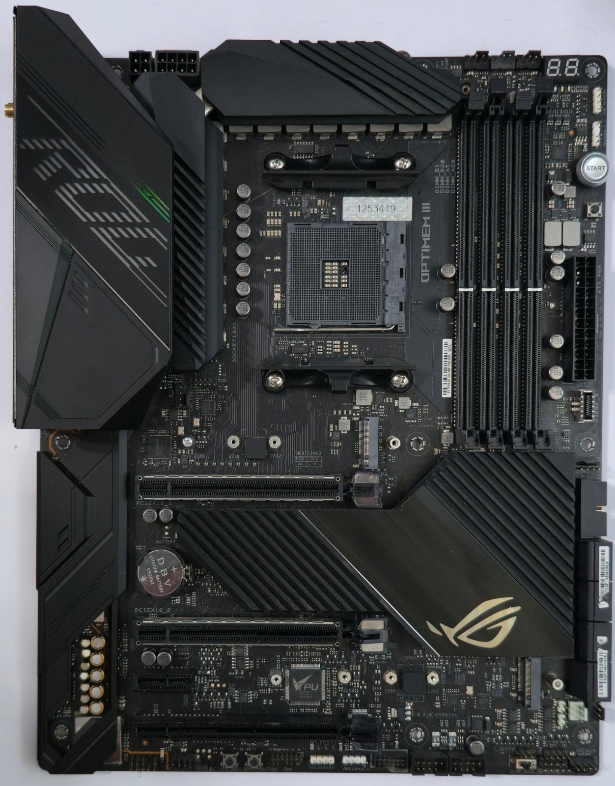 ASUS ROG CROSSHAIR VIII DARK HERO Motherboard AMD X570 Socket AM4 PCIe 4.0 #1