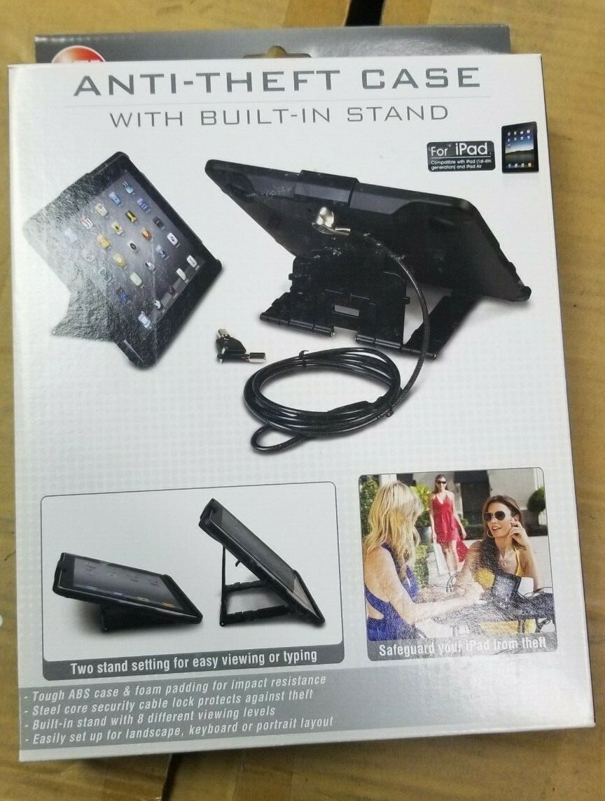 New CTA Digital Anti-Theft Case with Built-In Stand PAD-ATC