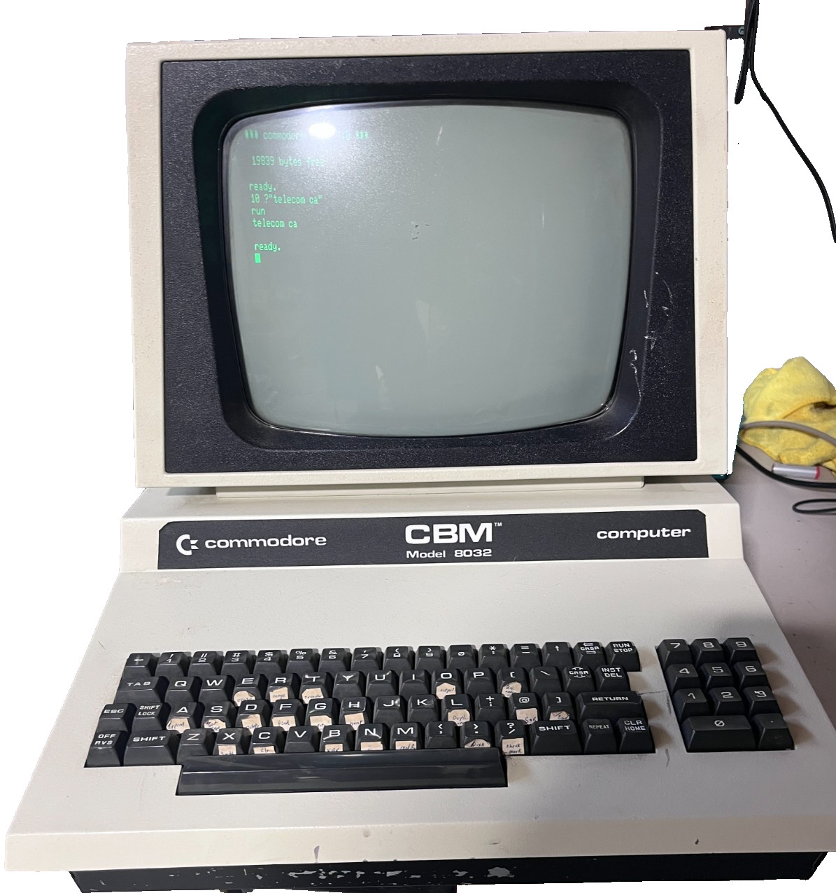 Vintage Commodore CBM 8032 PET Computer - Tested & Working - Fully Working KB