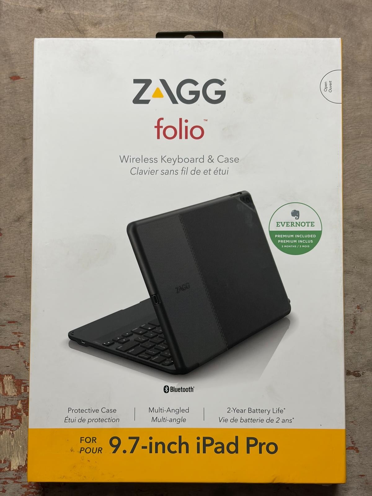 Zagg Folio Tablet Bluetooth Keyboard Case iPad Air/Air 2/9.7-inch iPad Pro/iPad