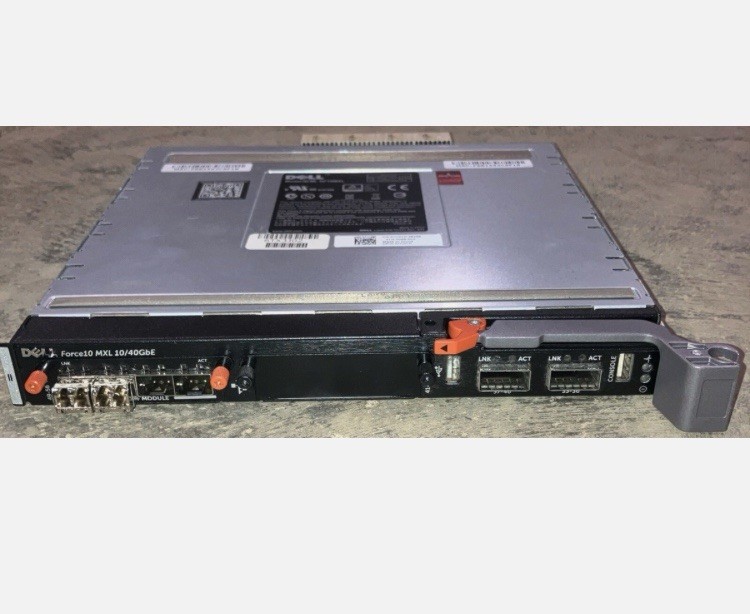 Dell Force10 MXL 10/40GbE Blade DF10MXL Networking Switch With PC8100 10G SFP+
