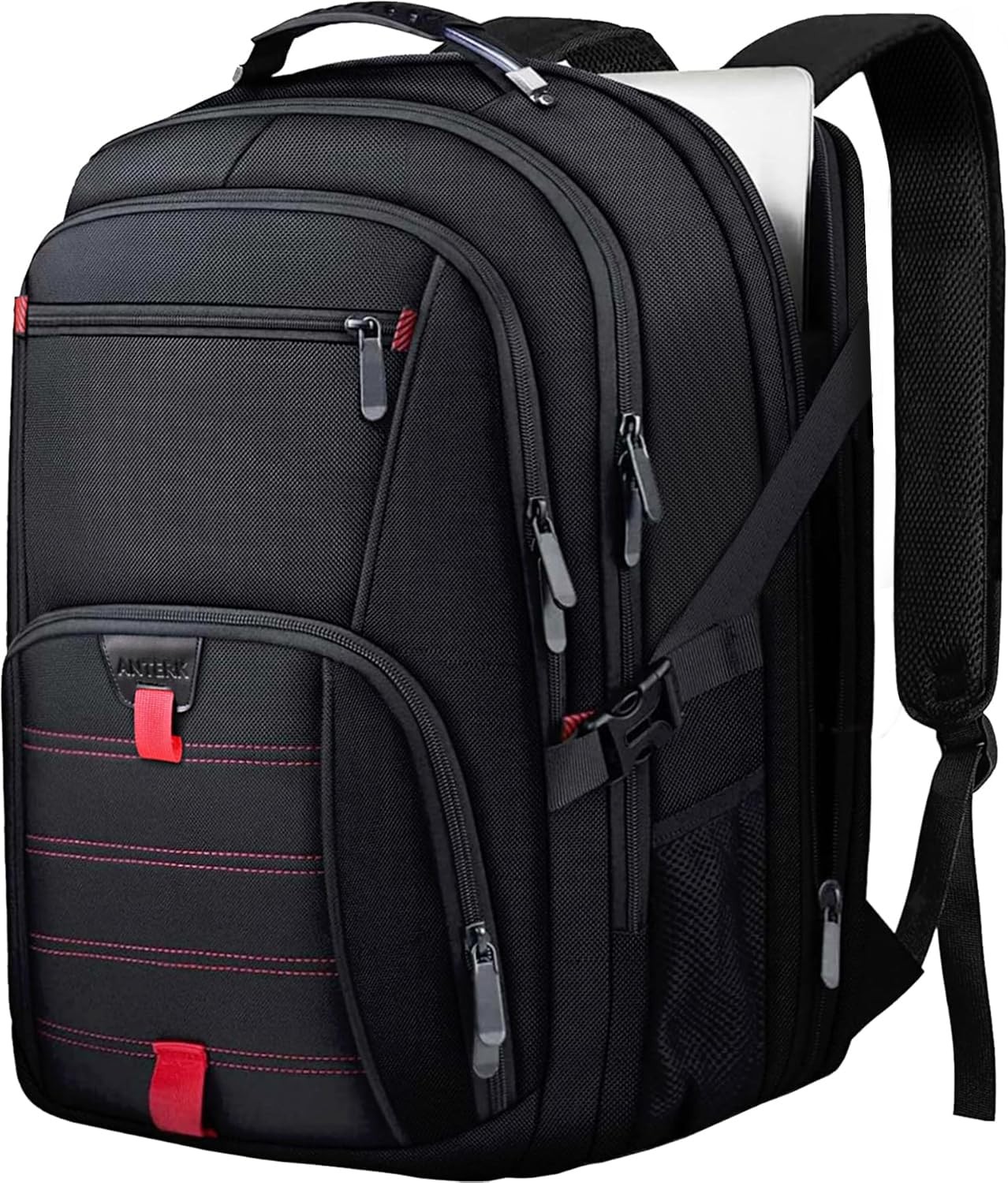 ANTERK Extra Large Travel Laptop Backpack, 17.3 Inch Carry on 17 inch, Black