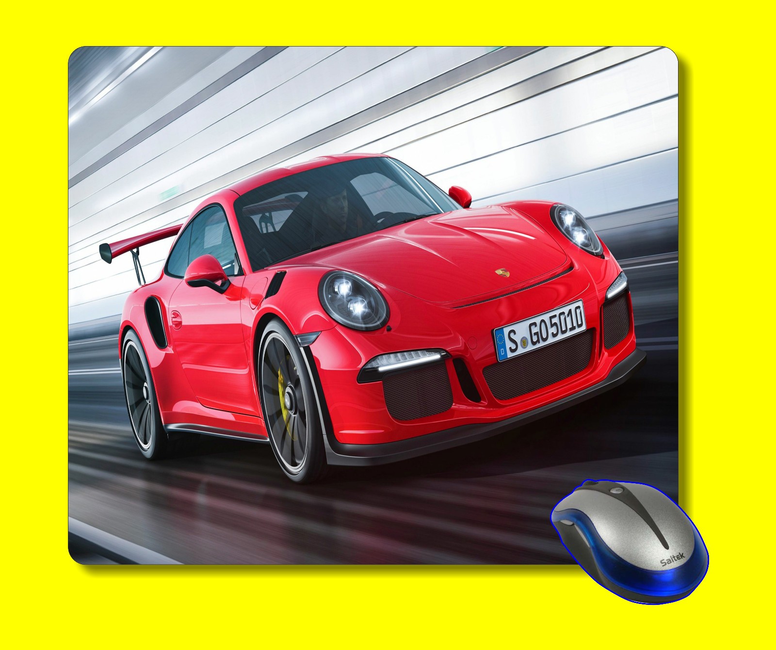 Computer RED Race Car Mouse Pad Gift p01