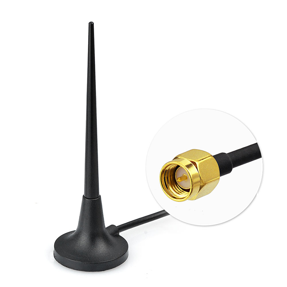 3dBi 4G LTE Modem Antenna,SMA Male Magnetic Base for Cell Phone Signal 