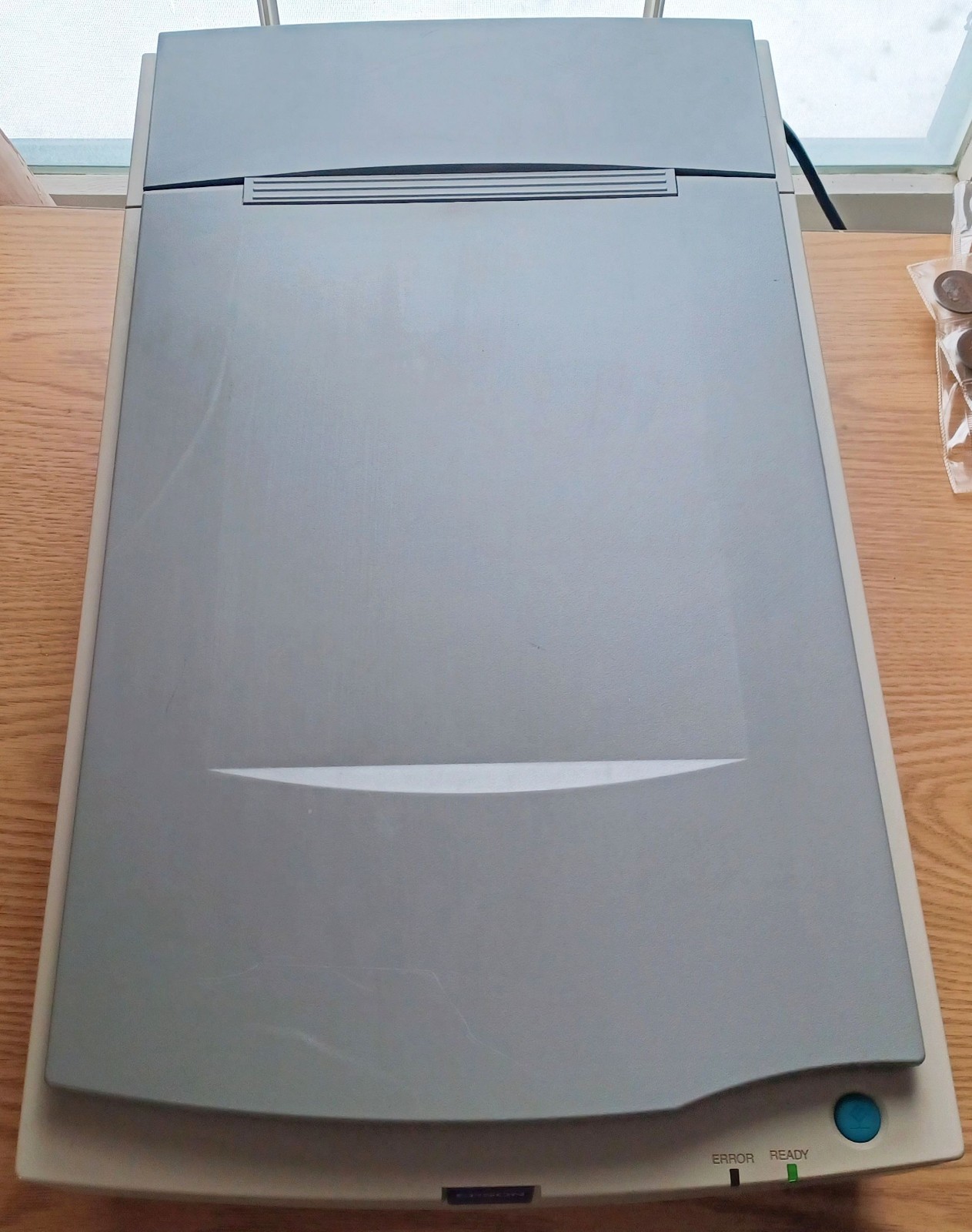 Epson Expression 1680 Flatbed Scanner G780B, Powers On, Ready Light On, USB SCSI