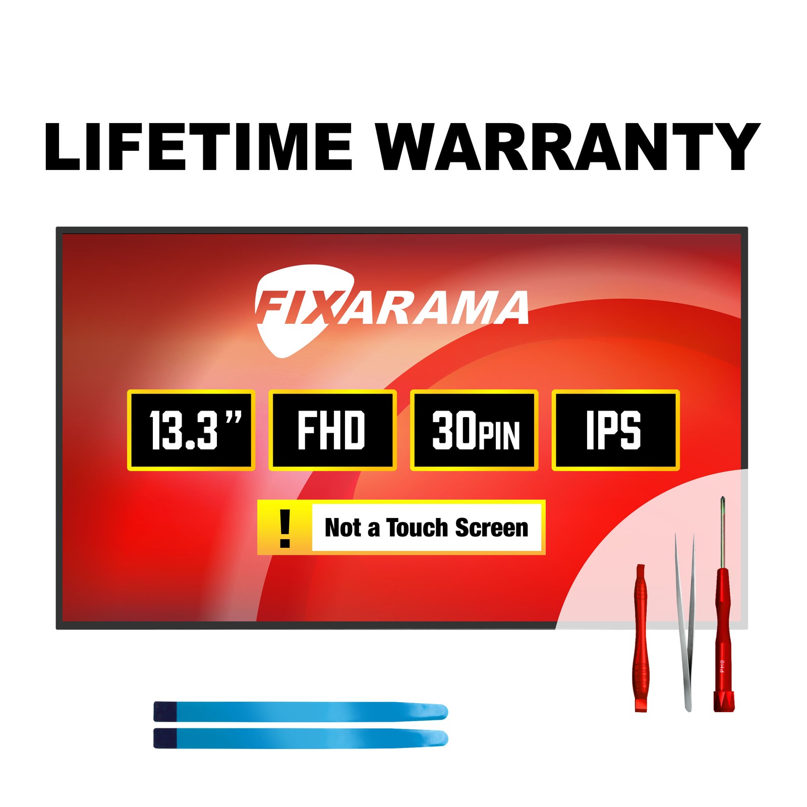 CMO N133HCE-E7A REV.C1 FHD IPS Matte LCD Screen + Tools GRADE A+ FIXARAMA