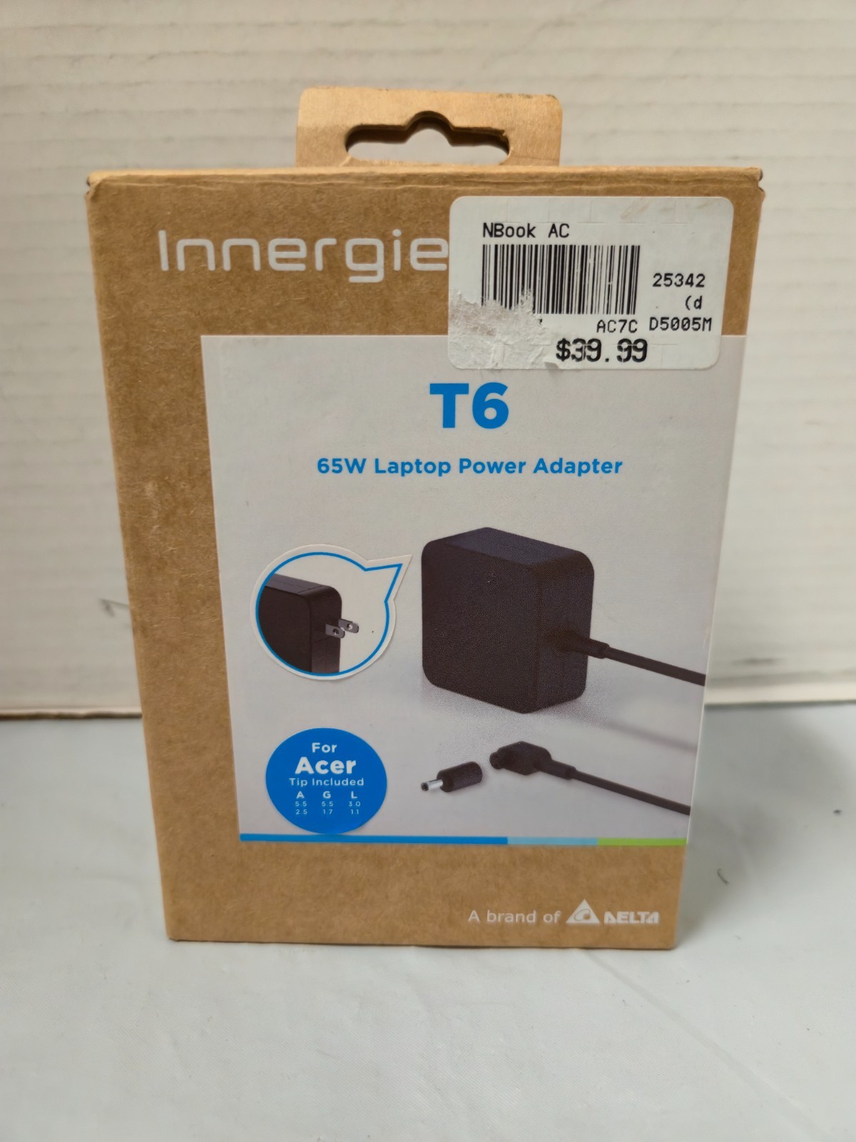 Innergie T6 65W Acer Laptop Power Adapter
