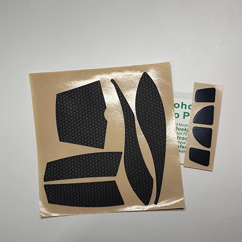 1 Set Black Mouse Feet Mat Replacement Mouse Skates Anti-Slip Stickers Pad for M