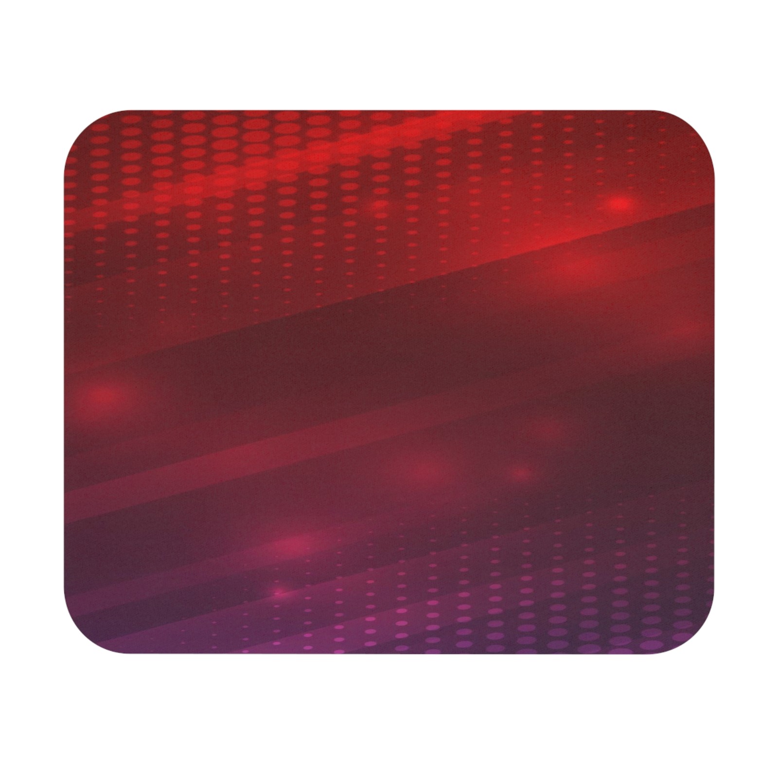 Red Abstract Dot Gradient Mouse Pad | Retro Tech Desk Mat