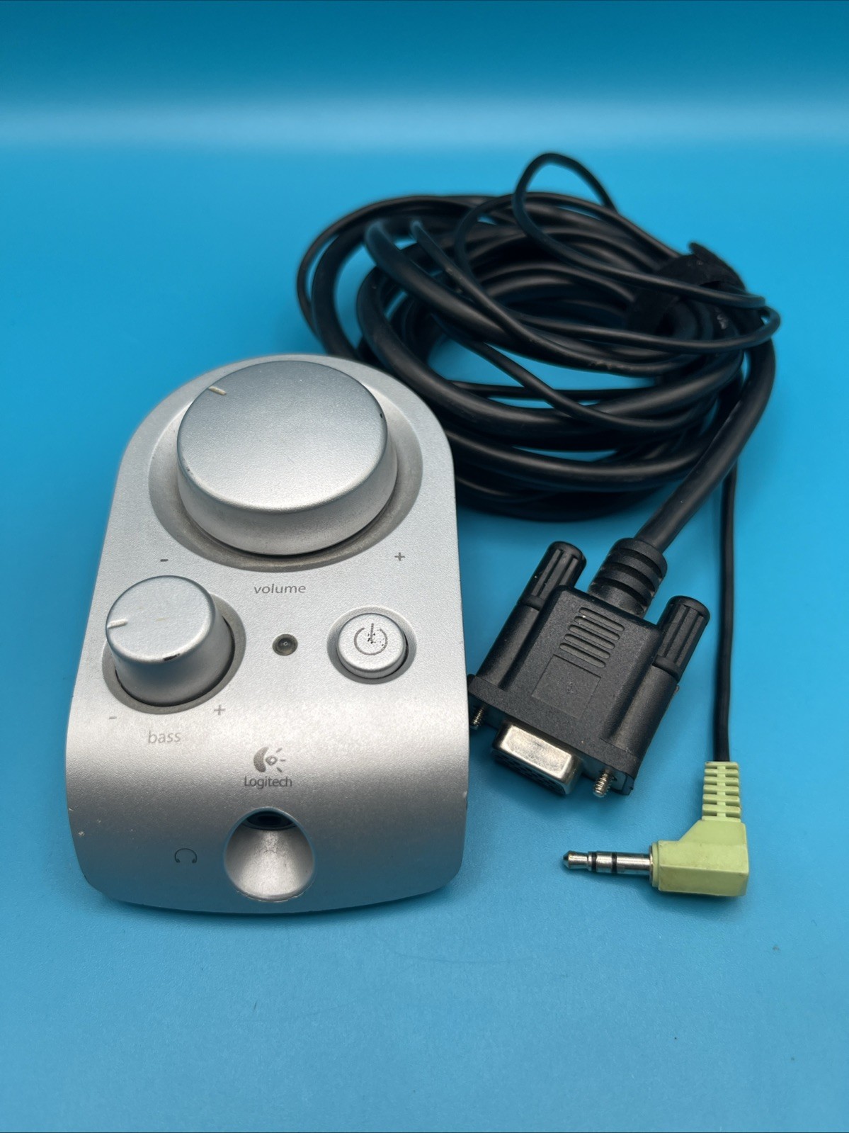 Logitech Z-2300 OEM Volume Control Pod Wired Remote Bass Controller