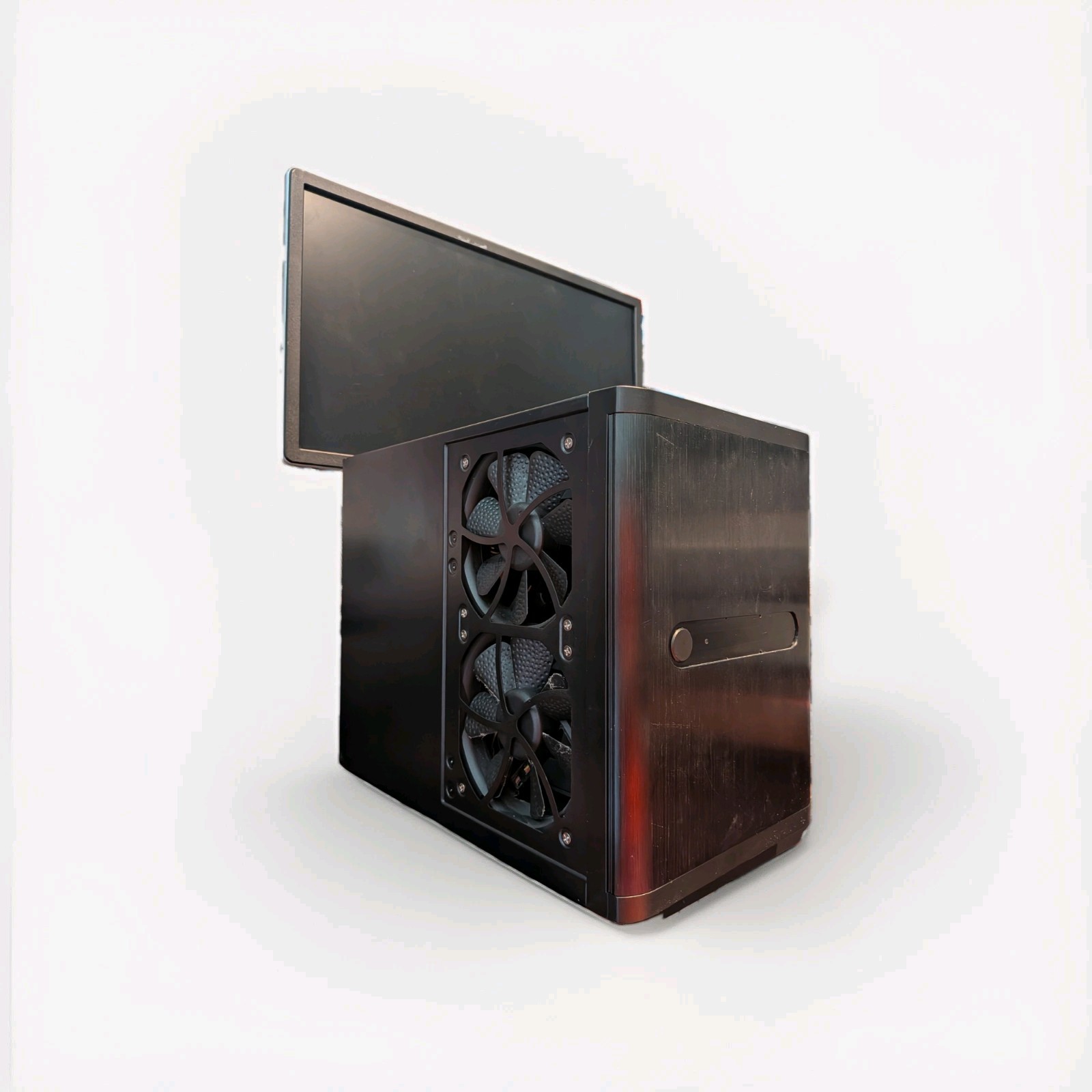 Silverstone ‎CS-DS380B Mini-ITX NAS Computer Case - Black