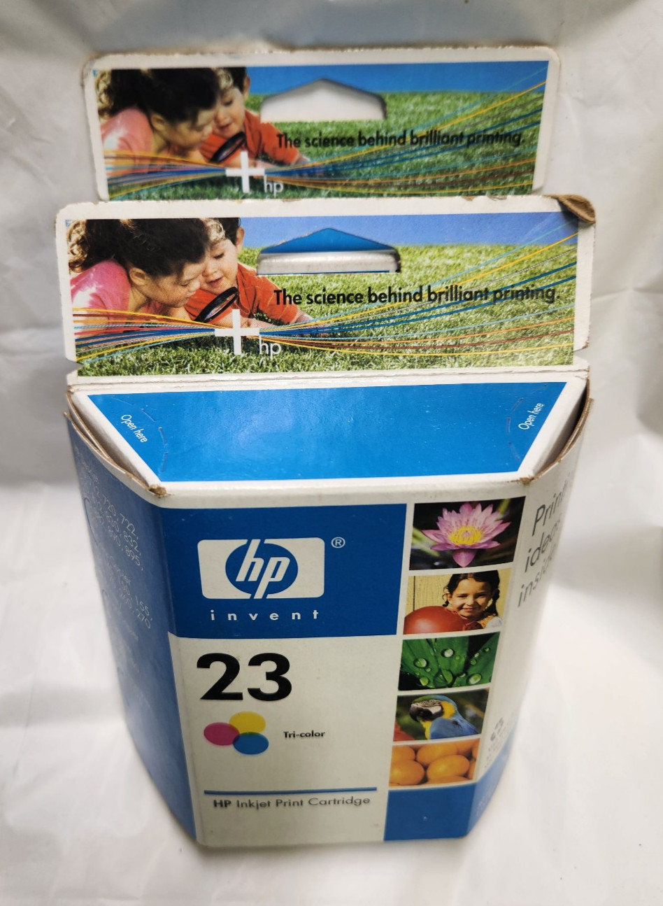 HP 23 Tri-Color C1823d - NIB Set of 2