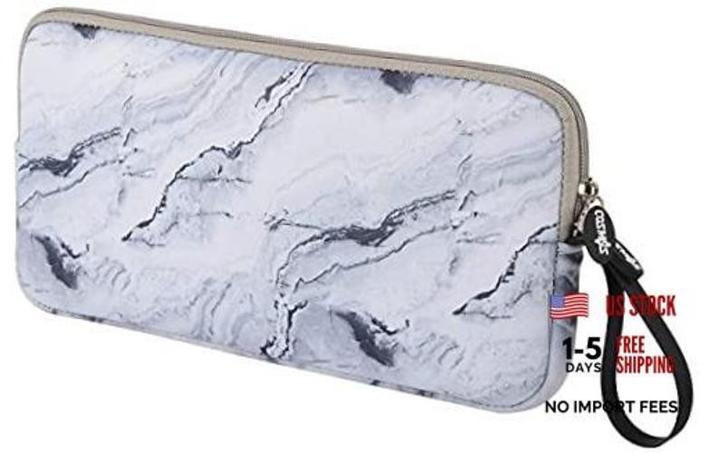 Neoprene Carrying Keyboard Sleeve Case Bag Protection White Marble Pattern