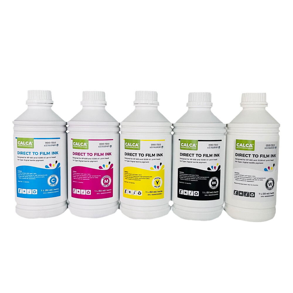 CALCA Direct to Transfer Film Ink for Printheads 1L / Bottle, DTF Inks