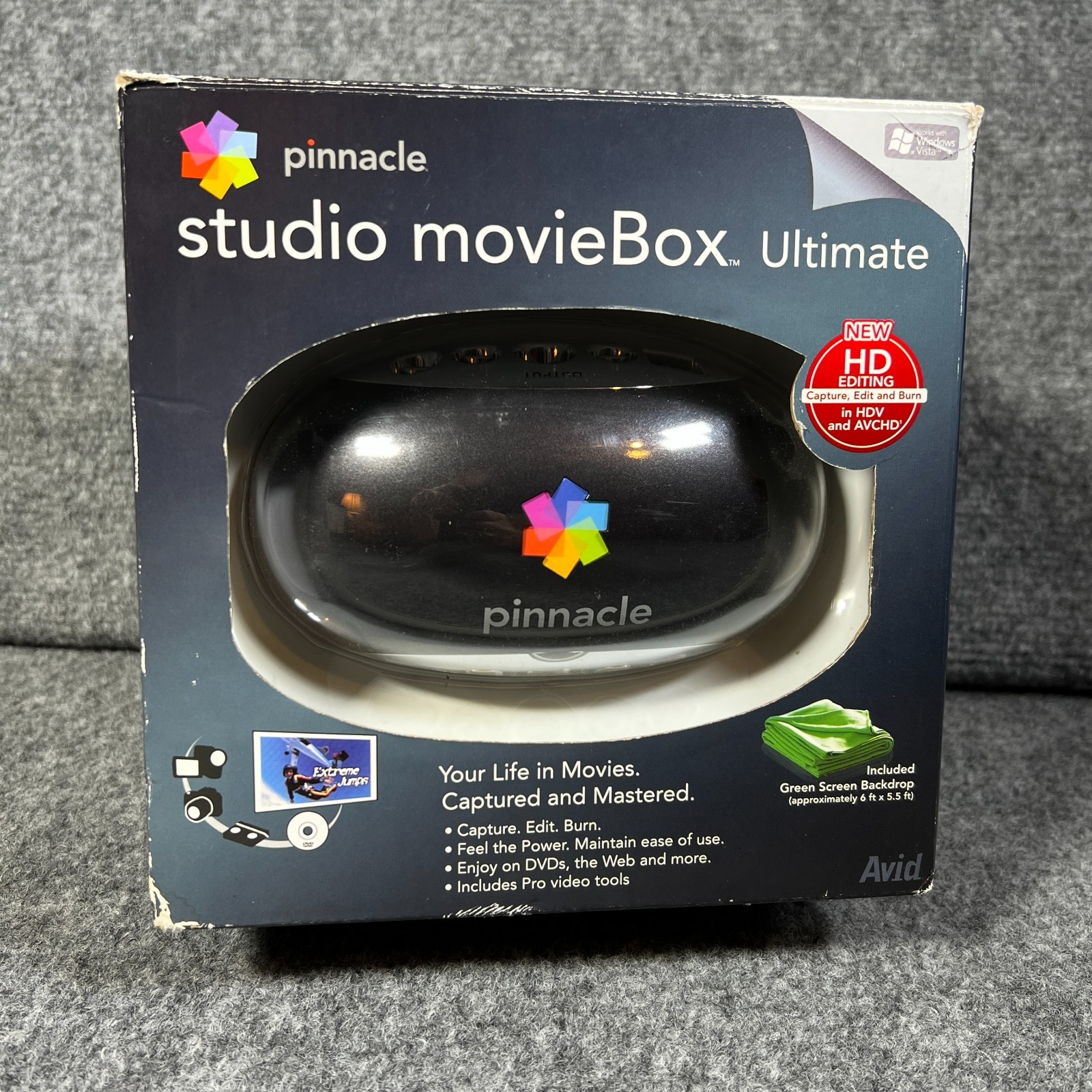 Pinnacle Studio MovieBox Ultimate 710USB Video Capture VHS Transfer Complete Kit