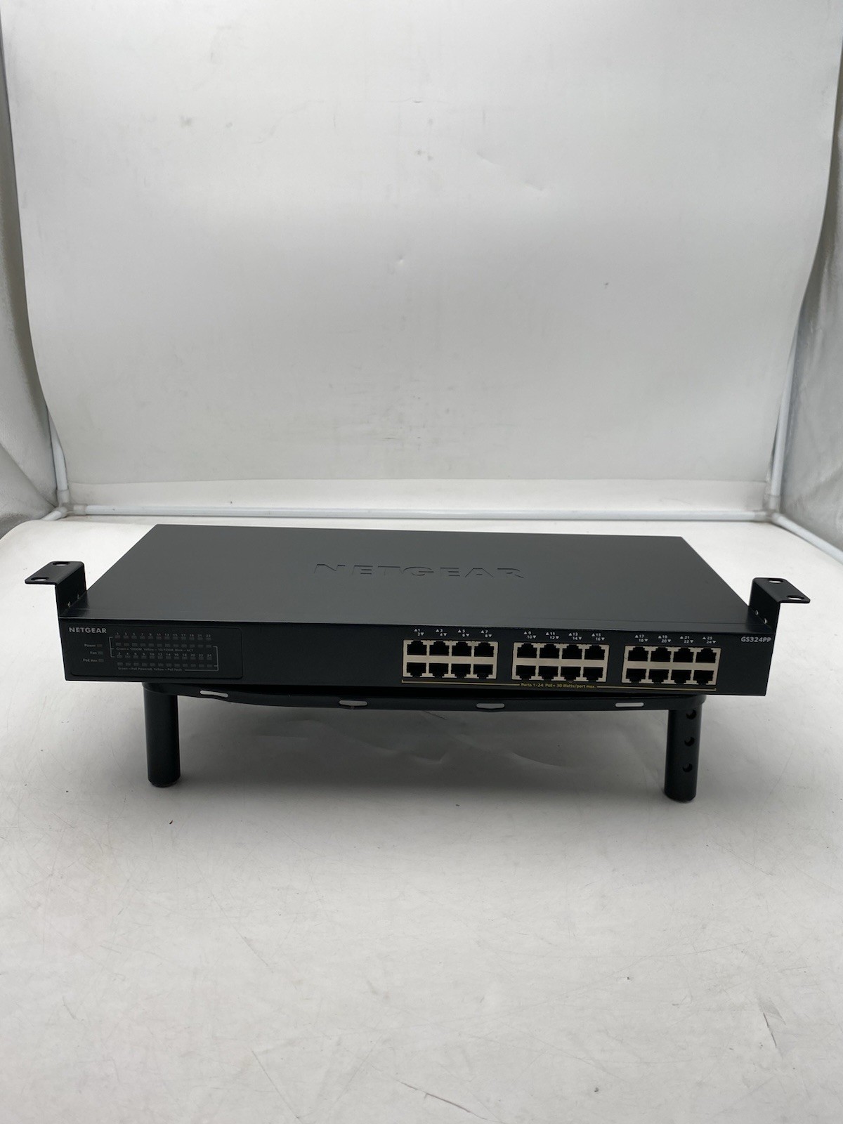 NETGEAR 300 Series GS324PP 24 Port Rack Mountable Ethernet Switch PoE+ 380Watts