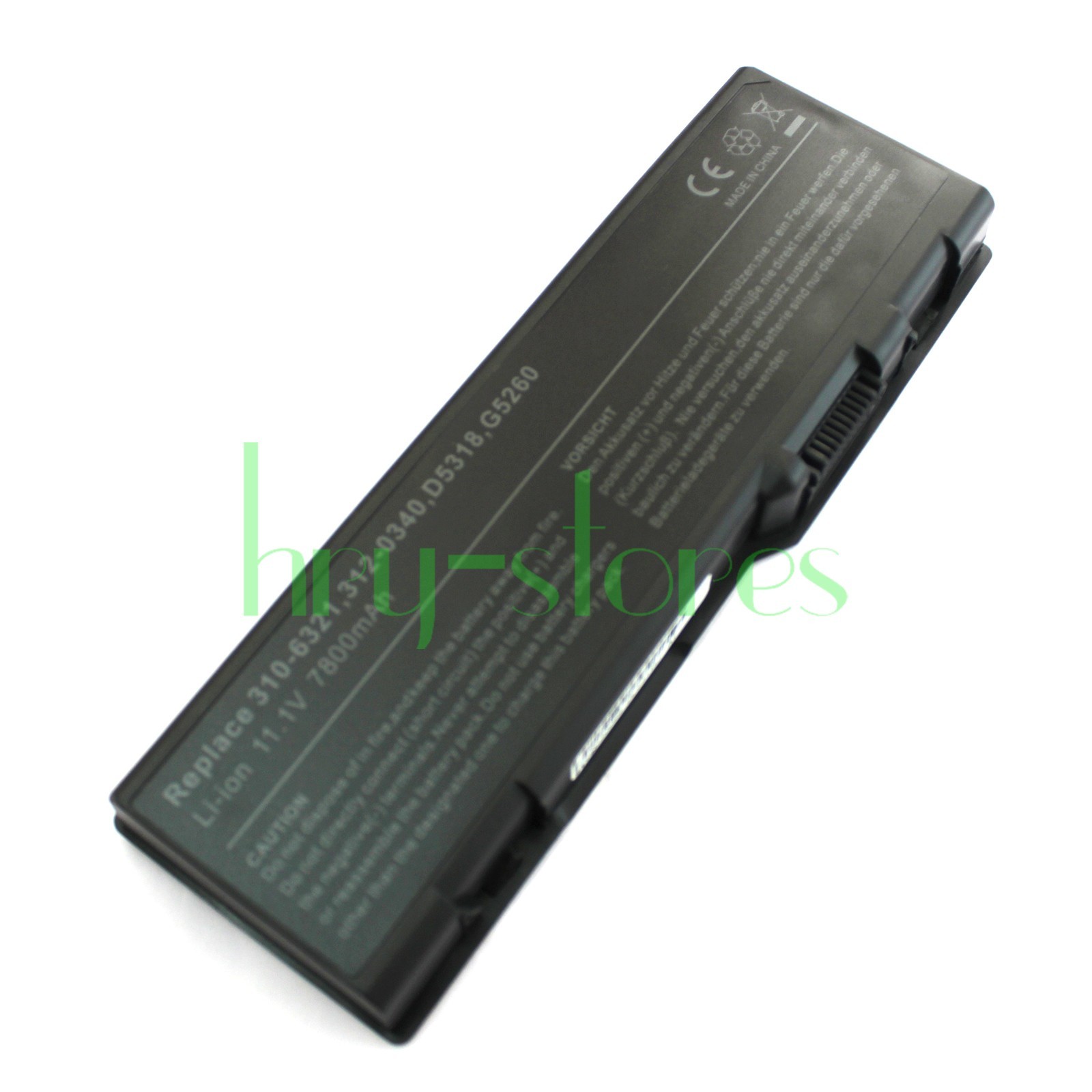 9Cell Battery for Dell Inspiron 6000 9200 9400 XPS M1710 Precision M90 312-0339