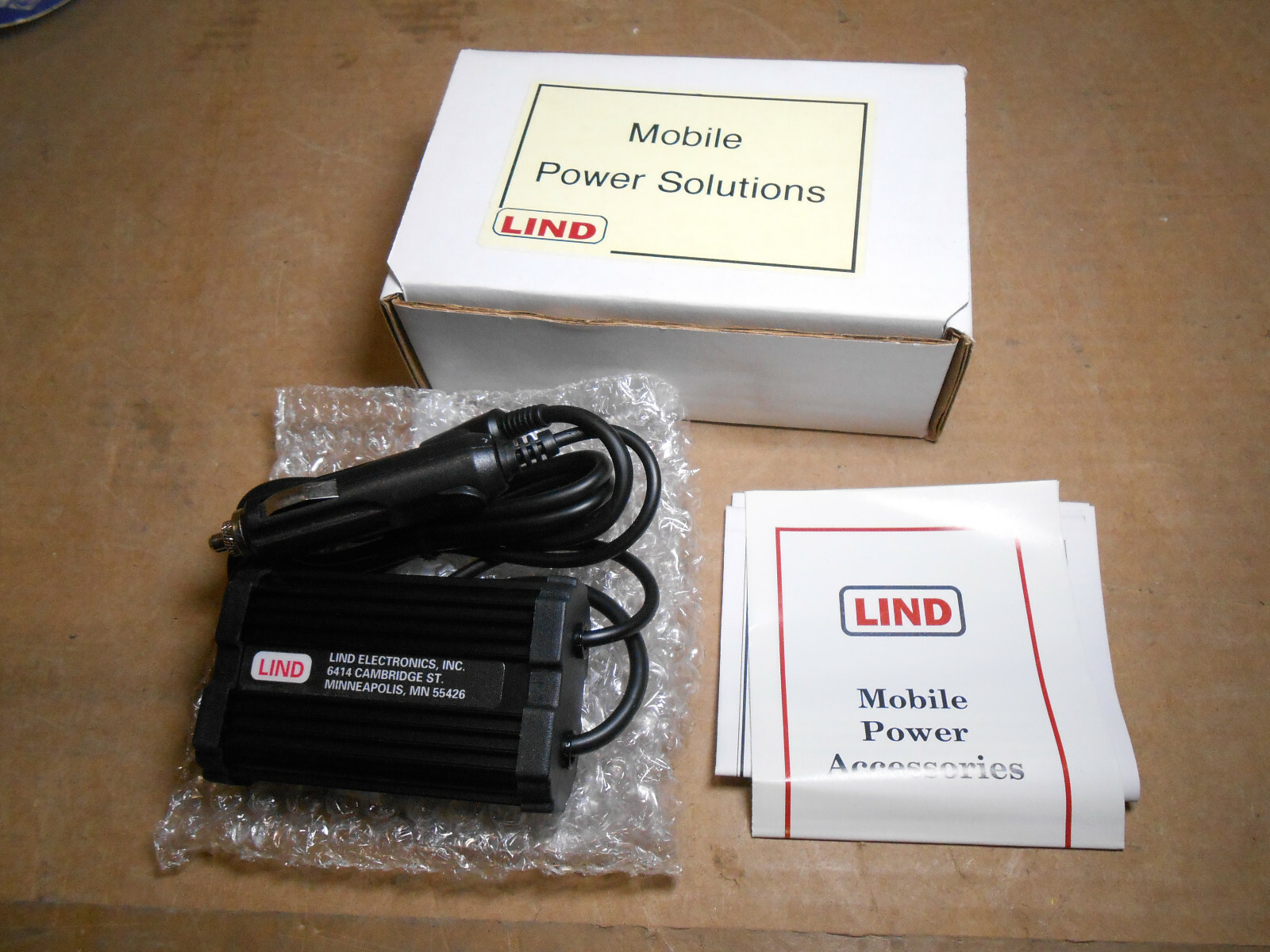 LIND APA-ME1215-7 12V-1.5A AUTO POWER ADAPTER