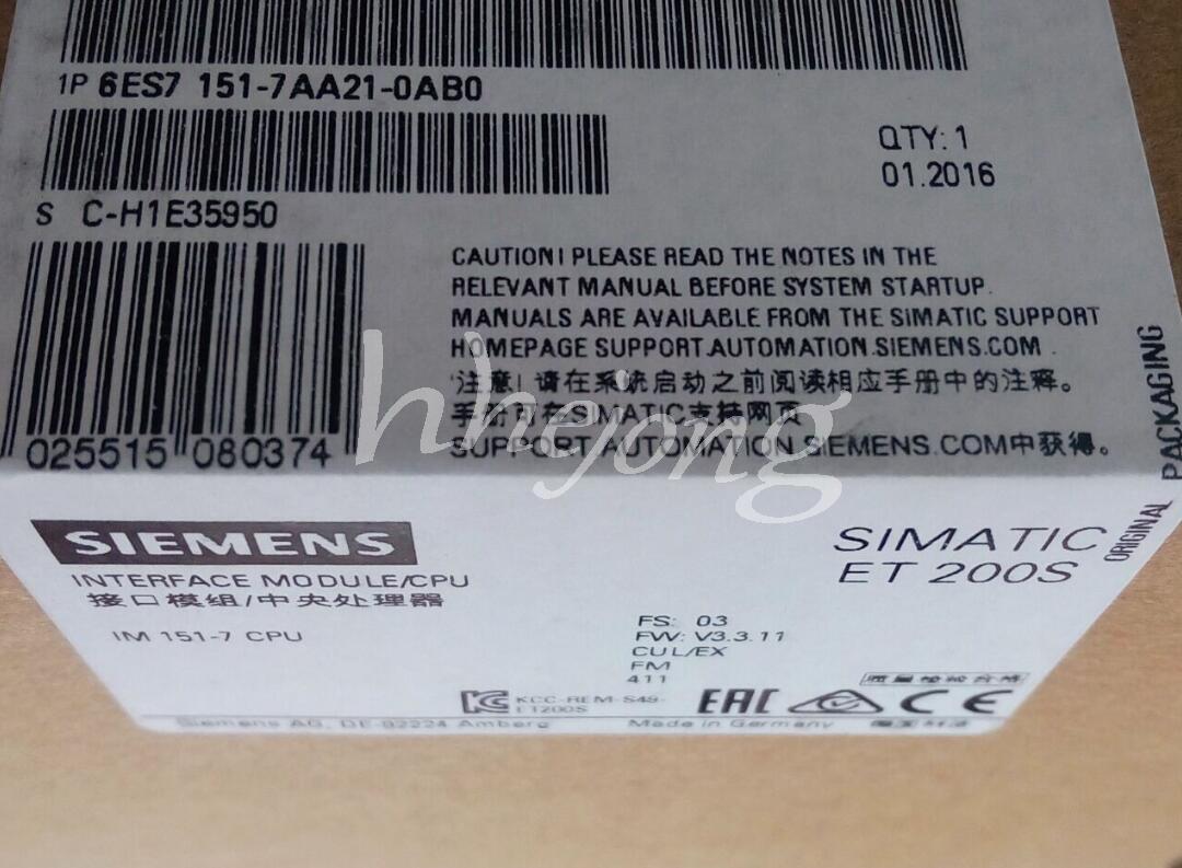 1PC NEW Siemens PLC Module 6ES7 151-7AA21-0AB0 6ES7151-7AA21-0AB0