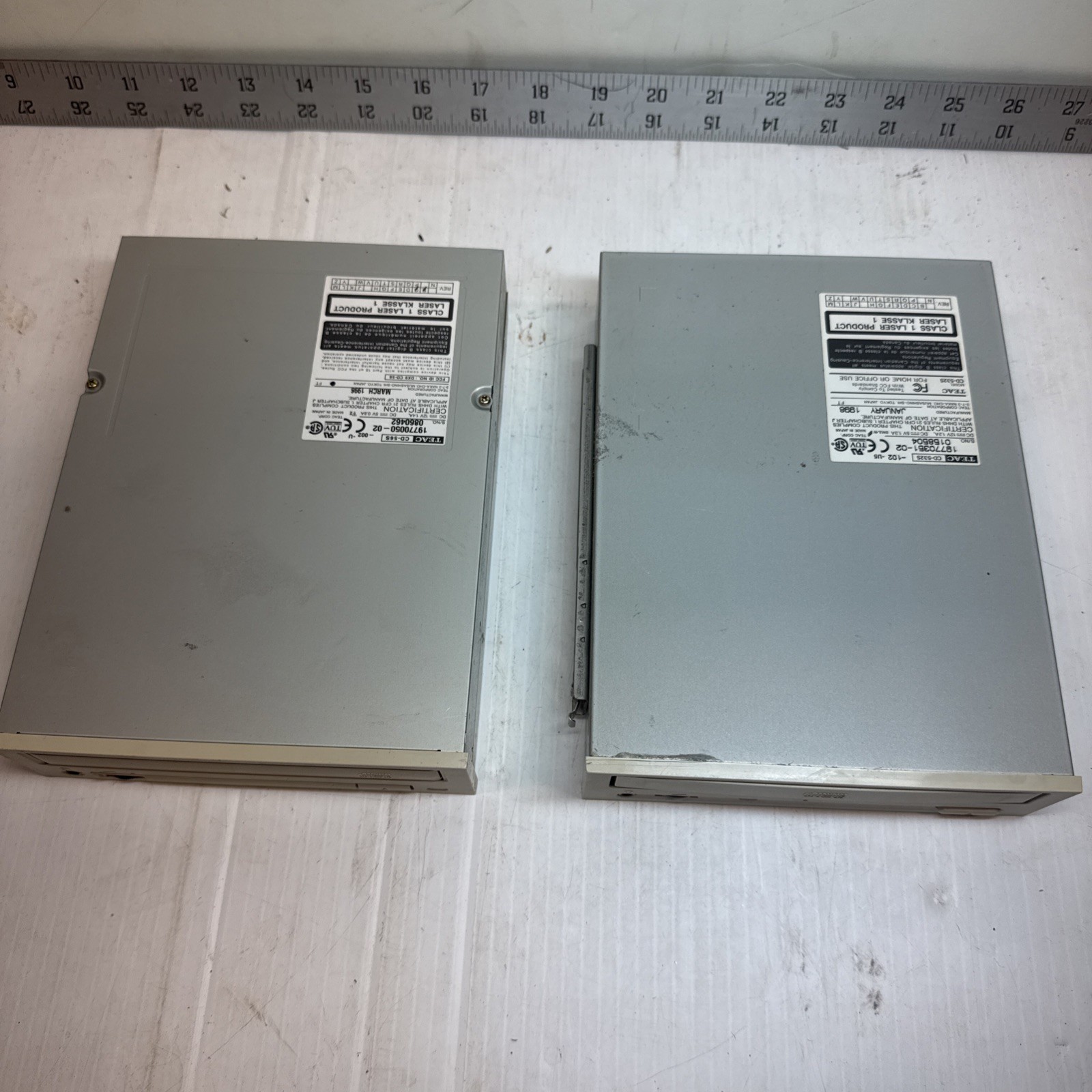 TEAC CD ROM Drive Internal CD-56S & CD-532S Vtg Computer Drive IDE Interface