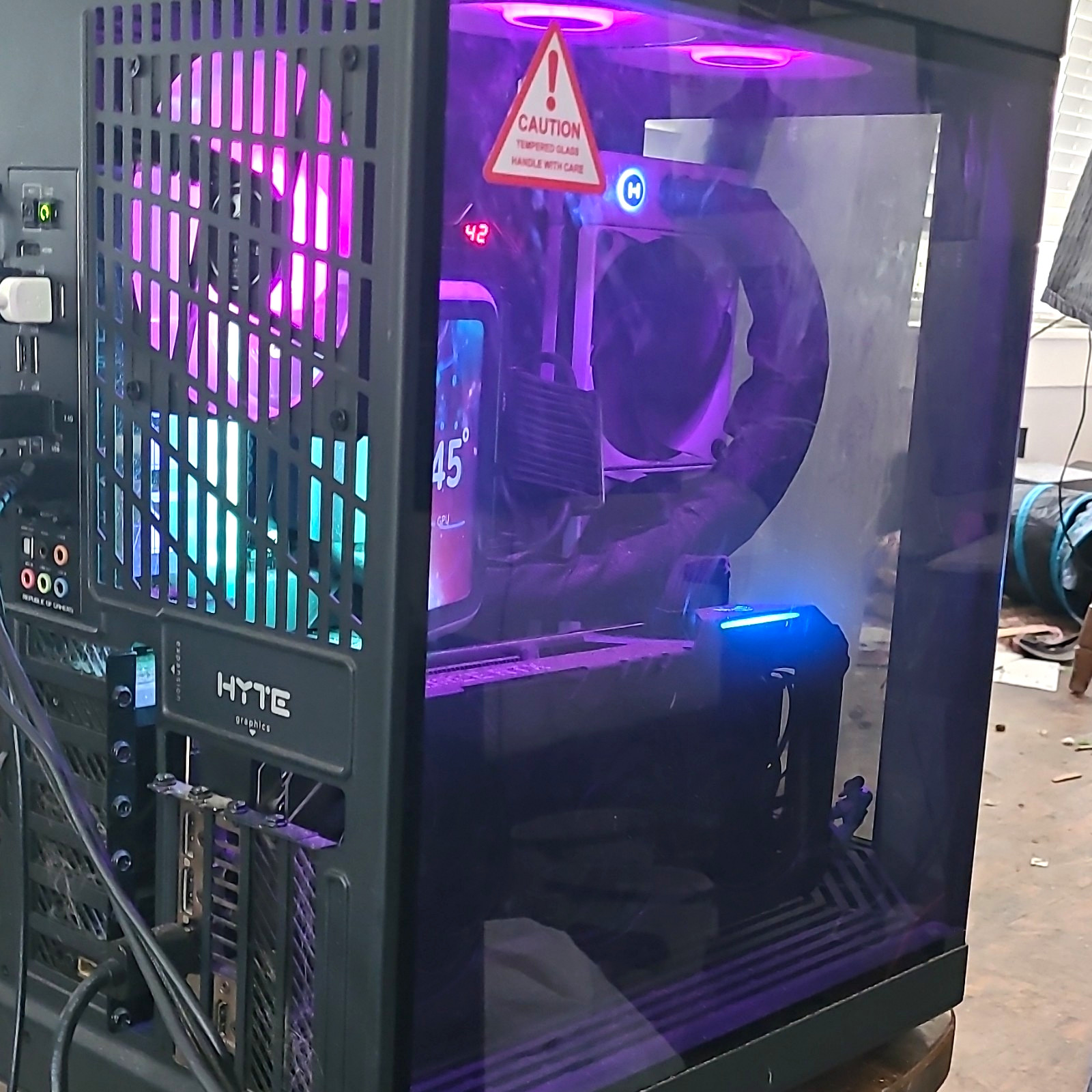 HYTE iBUYPOWER Gaming Desktop PC, Black RGB Lighting, NVIDIA GeForce RTX