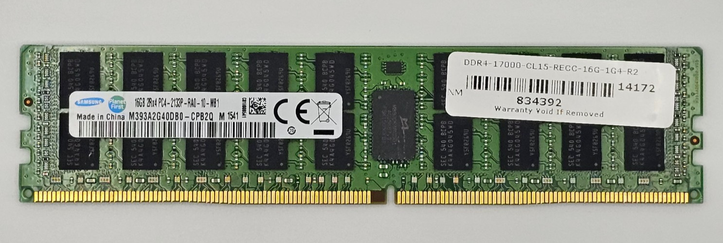 Samsung 16GB PC4 2RX4 RAM M393A2G40DB0-CPB2Q PC4 2133P-RA0-10-MB1
