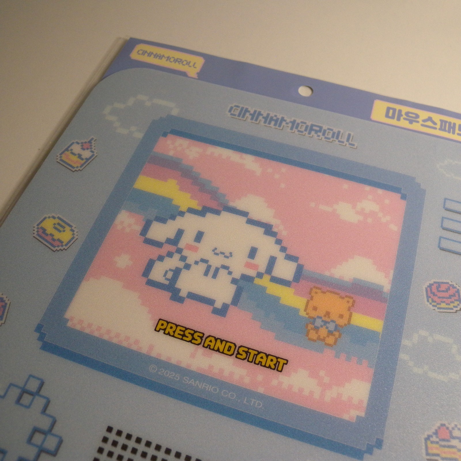 Sanrio Cinnamon Roll Blue  Mouse Pad