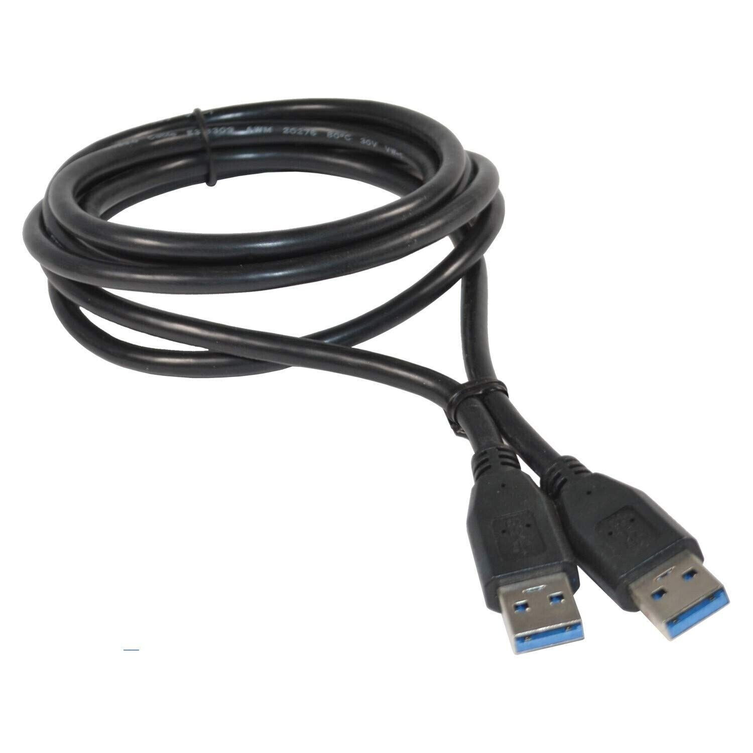 HQRP 6ft USB 3.0 Type A Male to Male (M/M) Extension Cable Data Transfer Cord